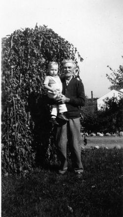 George Wesley Loop with grandchild